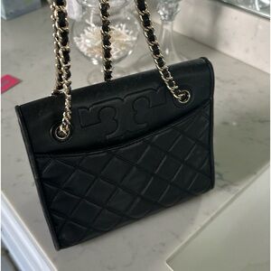 Gently used Tory Burch Savannah convertible shoulder bag